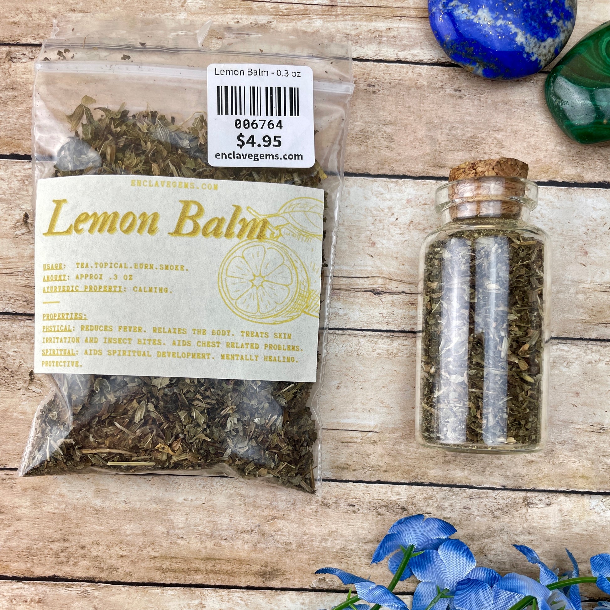 Lemon Balm - 0.3 oz - The Bead N Crystal & Enclave Gems