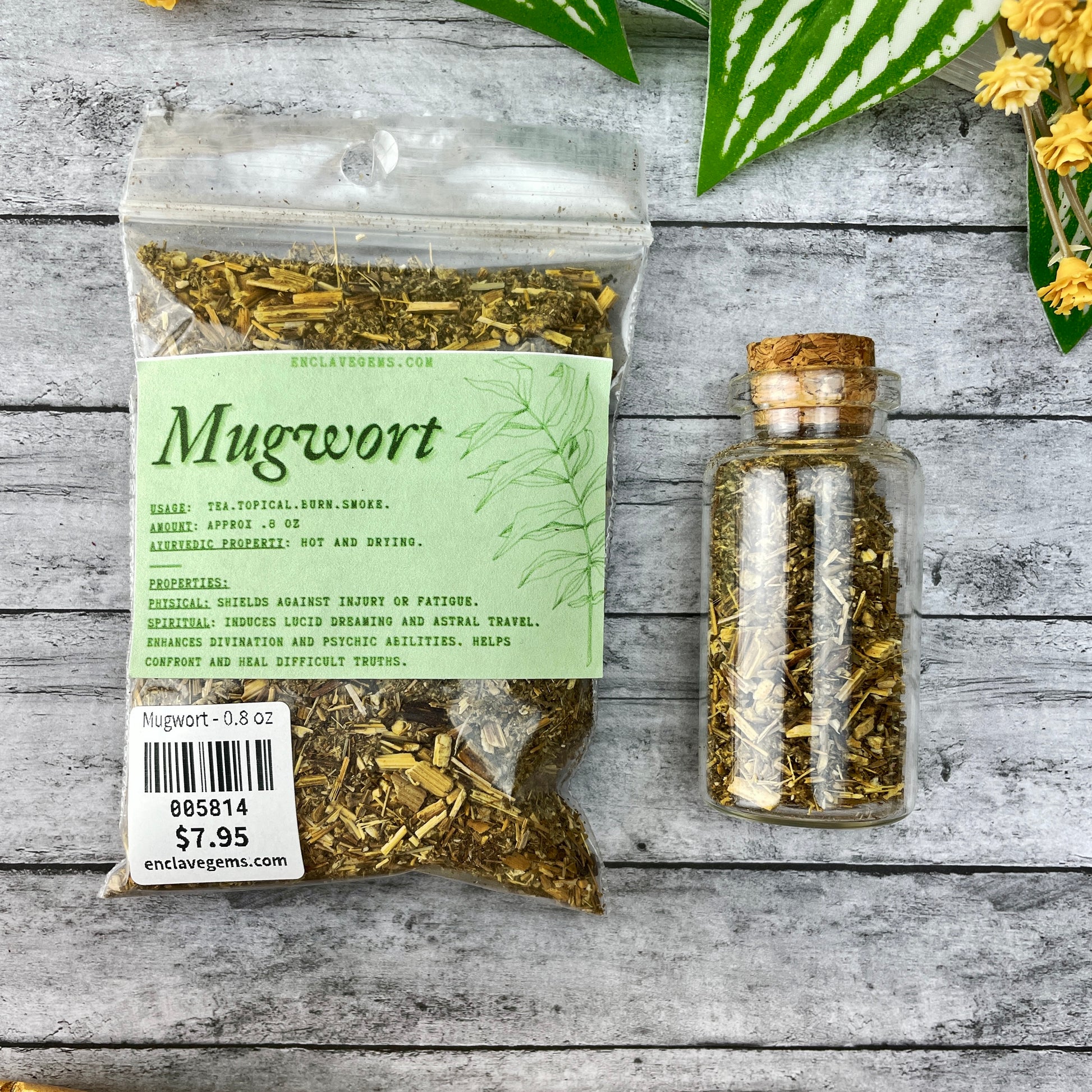 Mugwort - 0.8 oz - The Bead N Crystal & Enclave Gems