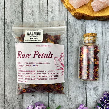 Rose Petals - 0.4 oz - The Bead N Crystal & Enclave Gems